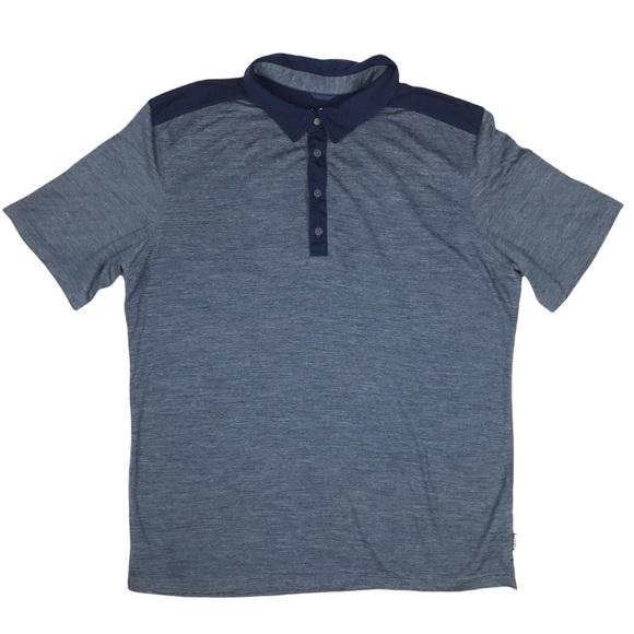 REI Other - REI CO-OP Merino Wool Blend Short Sleeve Collared Polo Shirt Mens Large